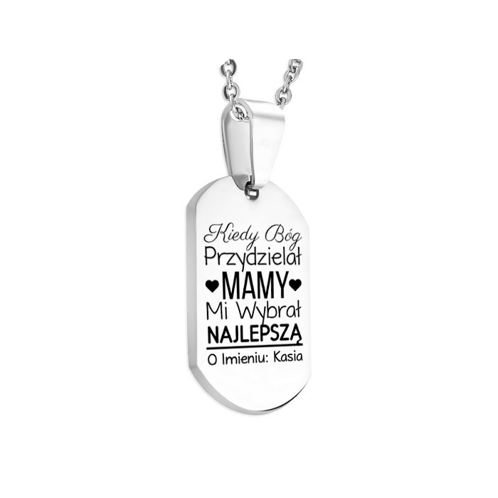 Upominek dla Mamy Personalizowana Zawieszka